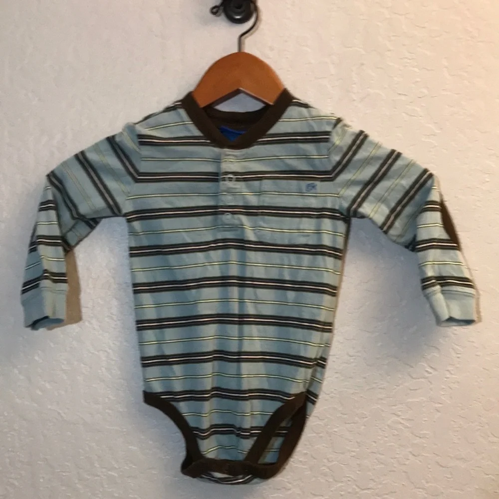 GENUINE KIDS 18M Corduroy Overalls W Long Sleeve Onsie